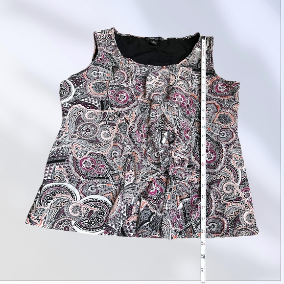 Style & Co. Petite Tank Blouse Ruffles - Picture 6 of 15